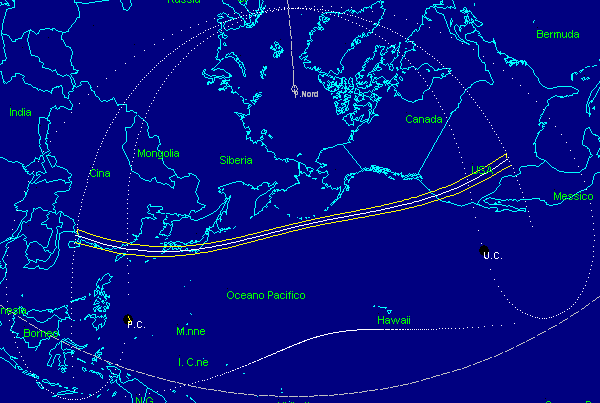 Mappa dei limiti dell'eclisse