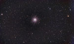 Effettuata ad Arcidosso (GR). Somma di 12 immagini da 7 minuti + 7 immagini da 1 minuto ciascuna - EOS300D 400 ISO con filtro modificato su Vixen R200SS