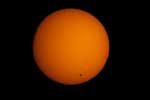 Transito di venere - Minolta XG1, 1/250 su Vixen 1000 mm